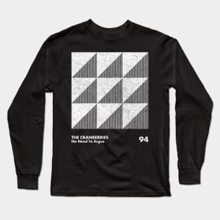 The Cranberries / Minimal Graphic Design Tribute Long Sleeve T-Shirt